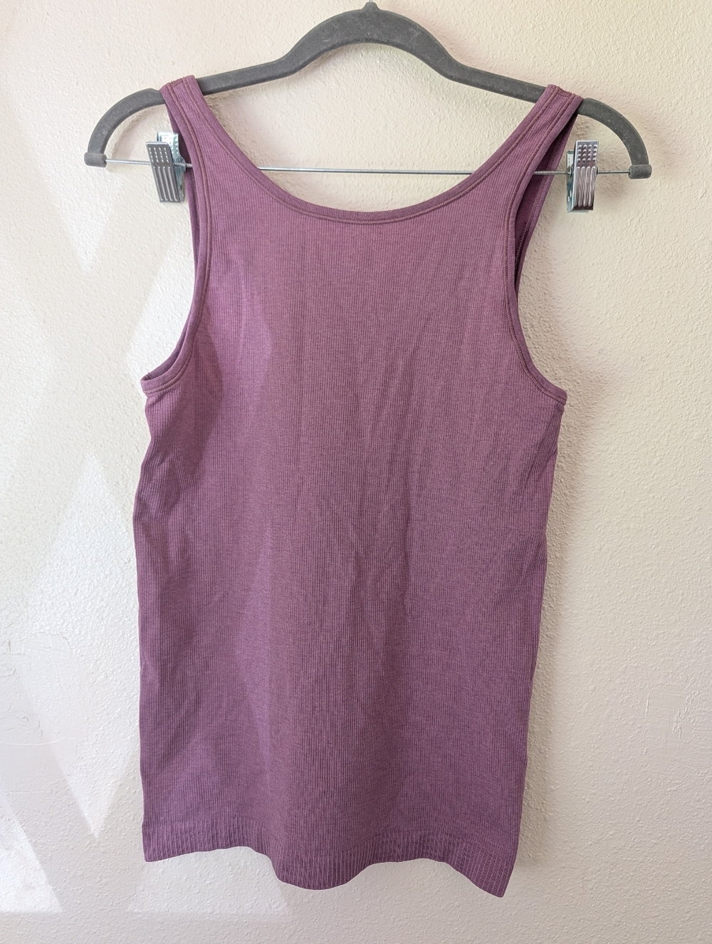 Lulu's Mauve Ribbed Tank Top